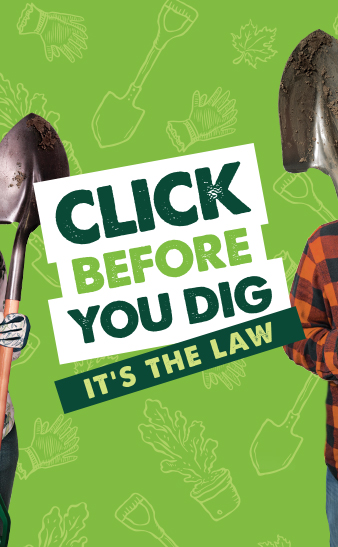 click before you dig banner
